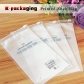 5 pcs 12x22cm High Quality Ziplock PPE Sock Packaging Bags for Stockings Resealable Hose Pouch